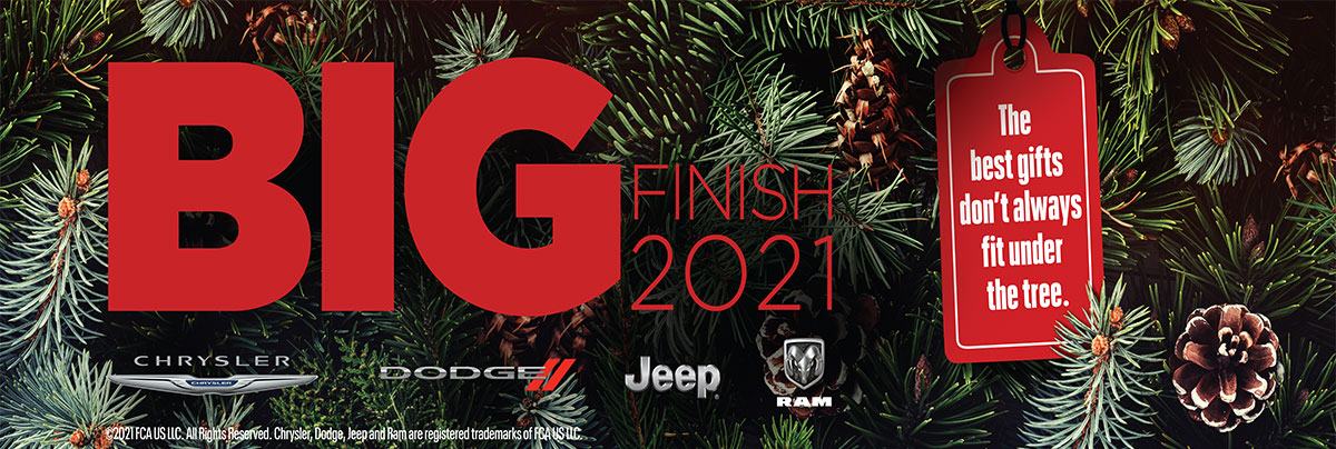 Chrysler Dodge Jeep RAM Big Finish 2021 Specials