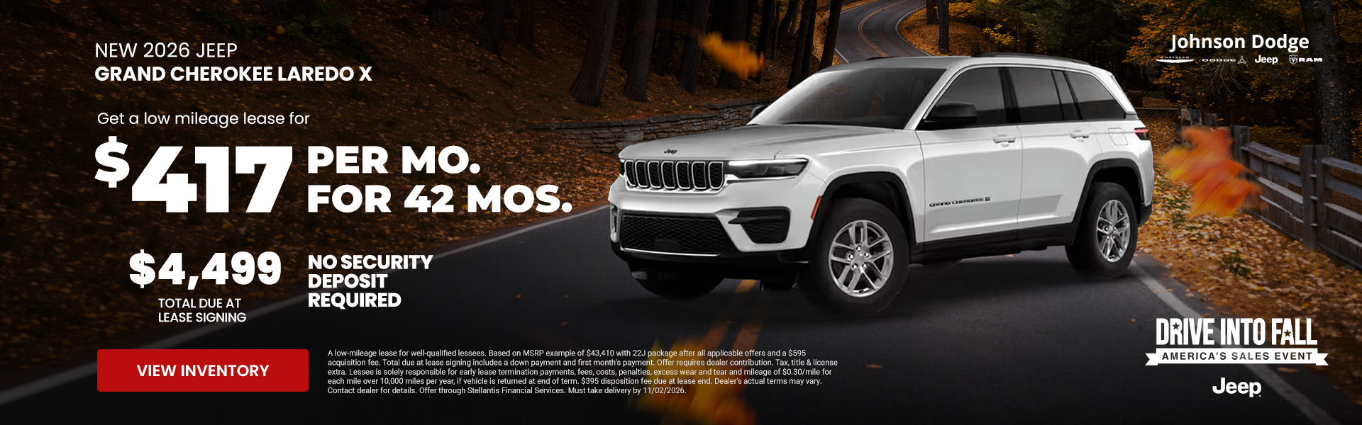 NEW 2026 JEEP GRAND CHEROKEE LAREDO X